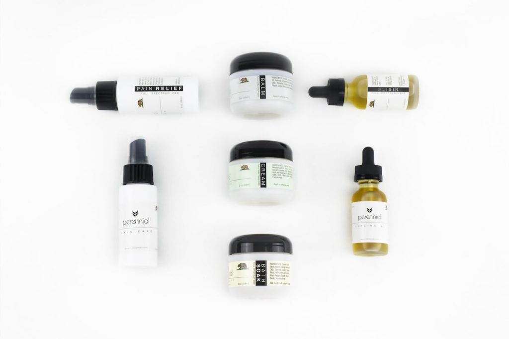 perennial cbd topical sprays, creams, and oils